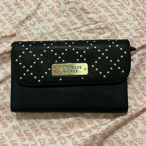 Victoria's Secret Handbags - Victoria’s secret black and gold wallet
